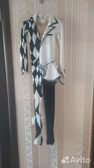 Комбинезон с юбкой для фигурного катания