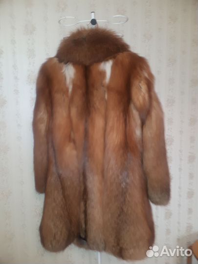 Шуба из лисы огневки