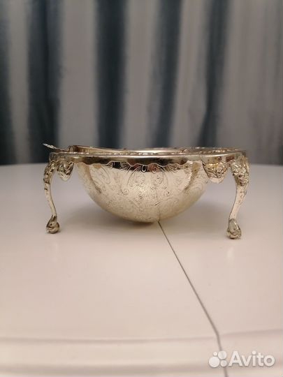 Раритет Икорница маслёнка Серебрение