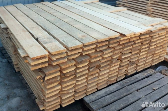 Доска обрезная естественной влажности 50х150х6000