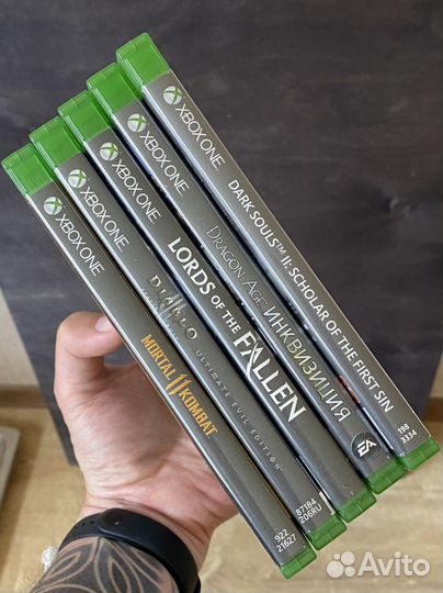 Игры на xbox one (siries x) mk11 ds2 diablo
