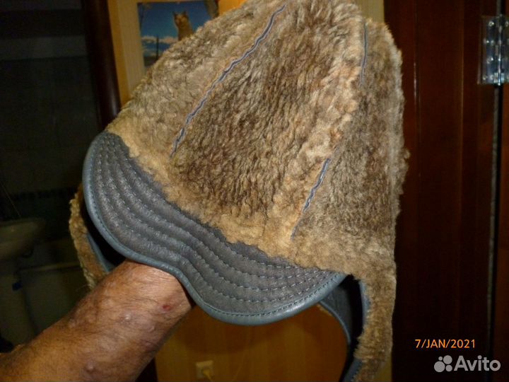 Шапка ушанка мужская