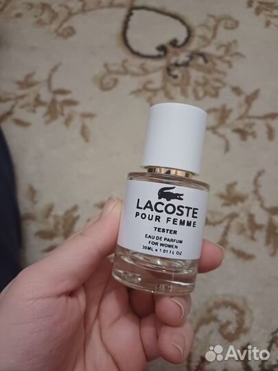 Духи lacoste женские тестер в стекле