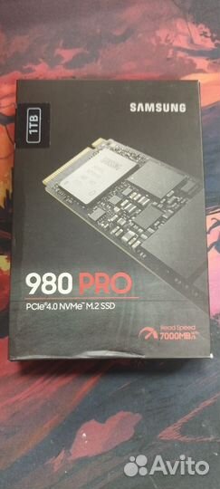 SSD накопитель Samsung 980PRO 1tb nvme