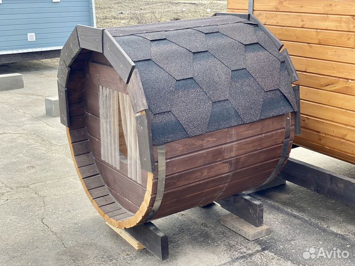 Будка для собаки деревянная. Размер 0,9х1,0м