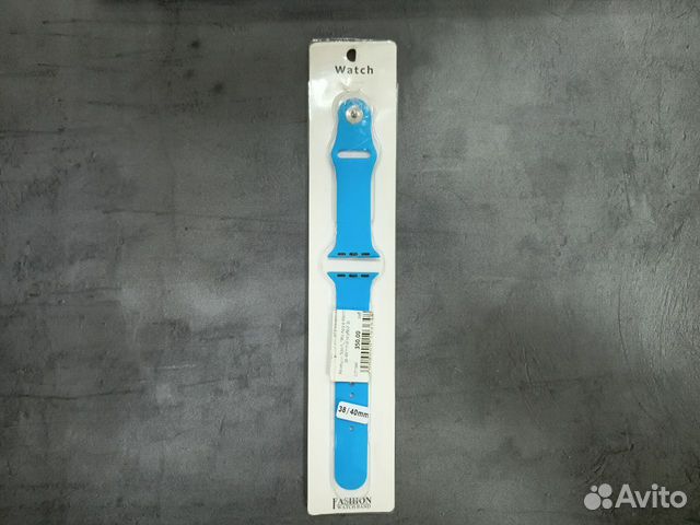 Ремешок Sport TPU Apple Watch 38-40mm (Голубой 3)