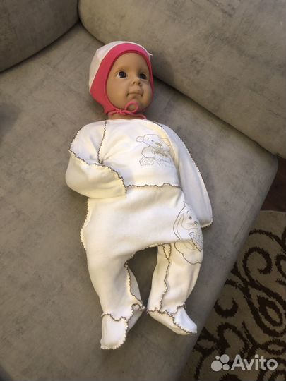 Пупс кукла реборн полностью силиконовая 4 кг 53 см