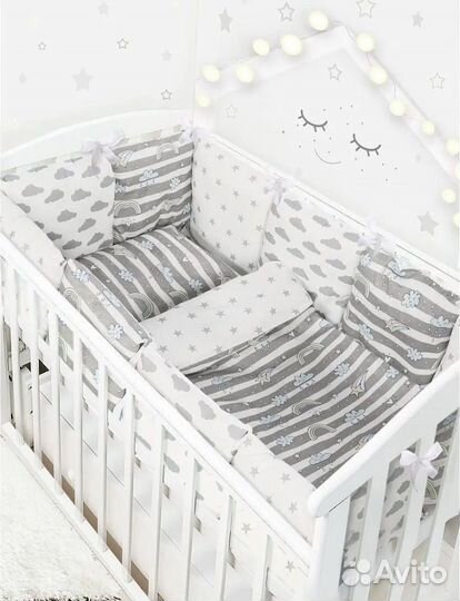 Бортики в детскую кроватку