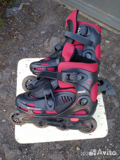 Роликовые коньки детские, защита и сумка