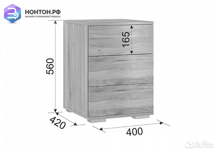 Тумба Лайк 25.01 дуб мария