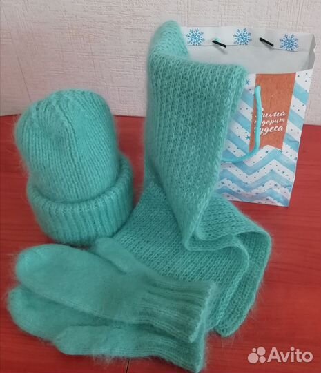 Шапка, шарф, варежки