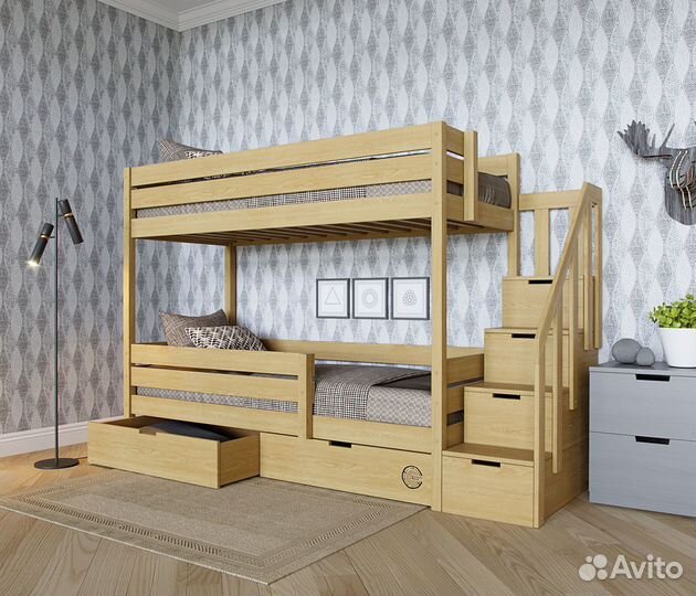 Двухъярусная кровать детская