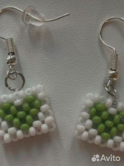 Серьги из бисера