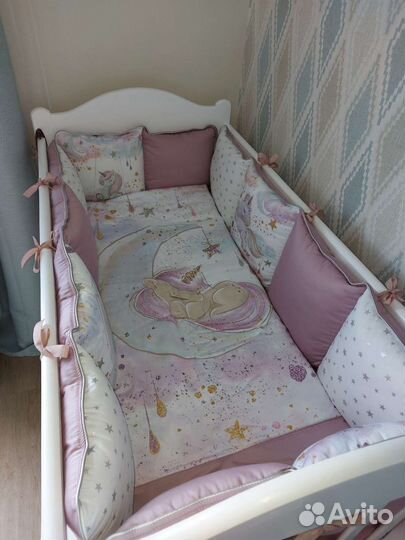 Бортики в детскую кроватку