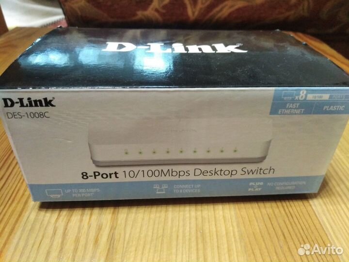 Коммутатор D-Link DES-1008C
