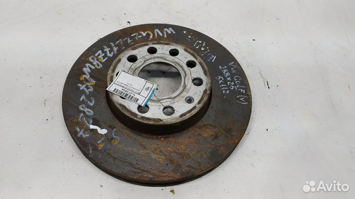 Диск тормозной volkswagen Golf (V) передний (07385