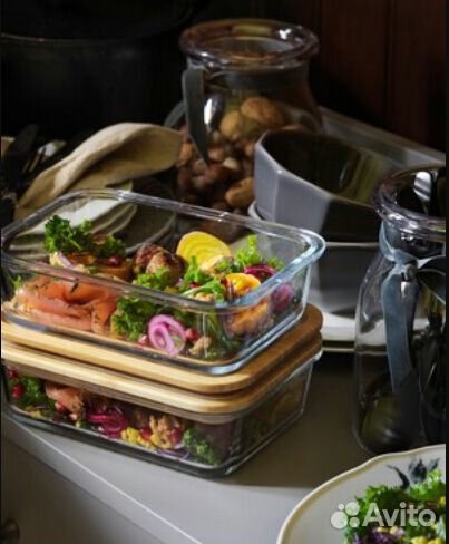 Контейнеры Икеа + крышки