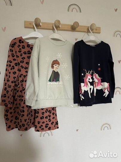 Вещи пакетом на девочку hm 110-116