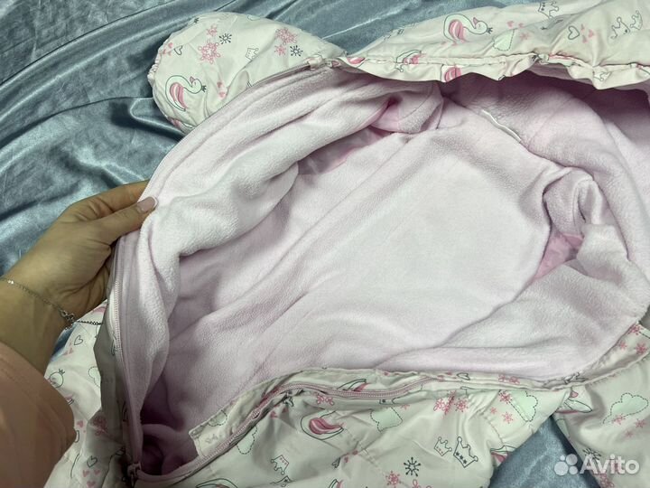 Комбинезон детский зимний 80 девочка