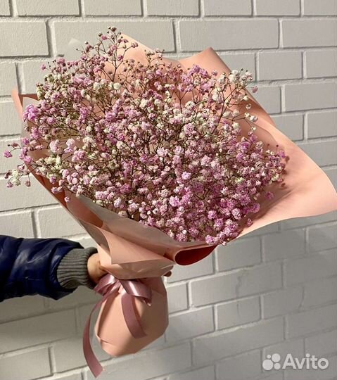 Букет цветов, гипсофила