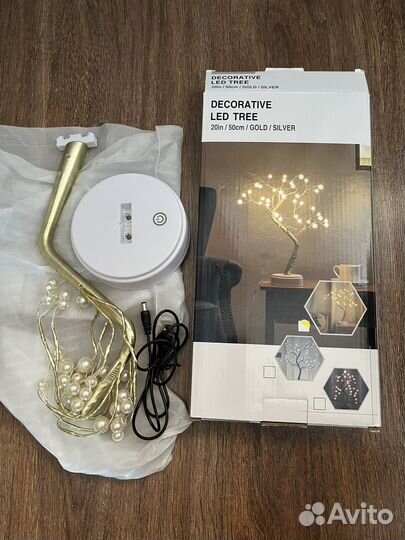 Светильник настольный дерево, ночник детский