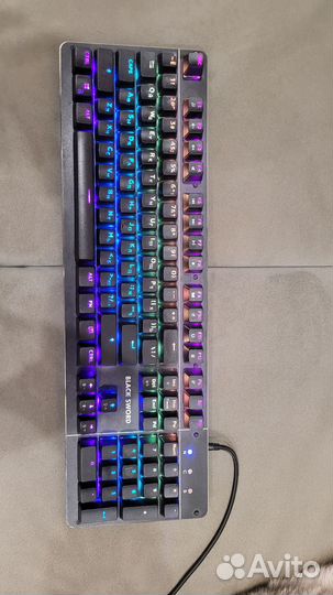 Клавиатура Dexp black sword rgb