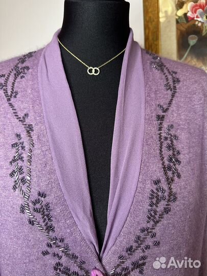 Женский кардиган кофта шелк Англия