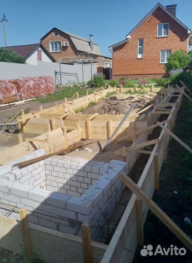 Фундамент/Бетонные работы/Отмостка