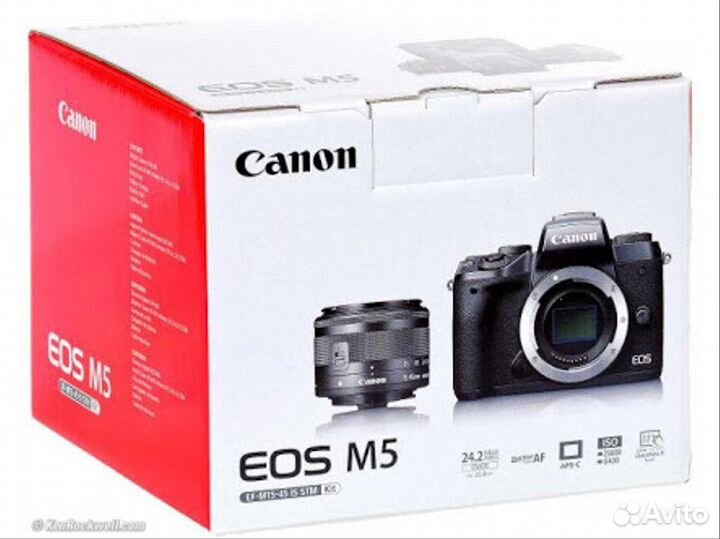 Фотоаппарат Canon M5 + переходник на EF