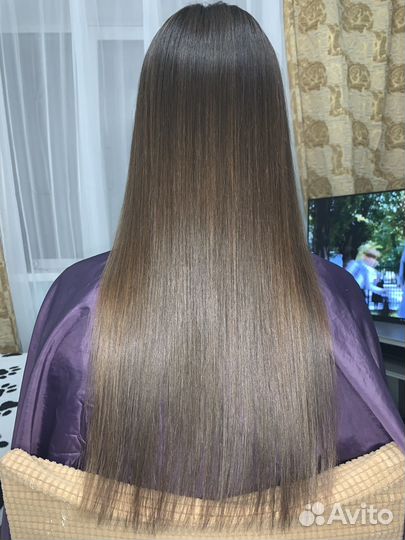 Кератиновое выпрямление