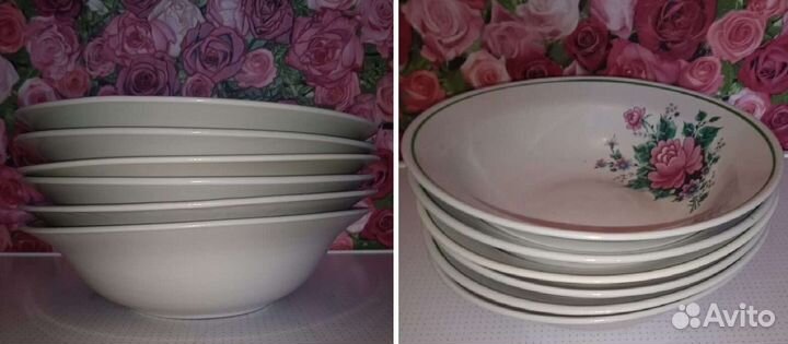 Глубокие суповые тарелки