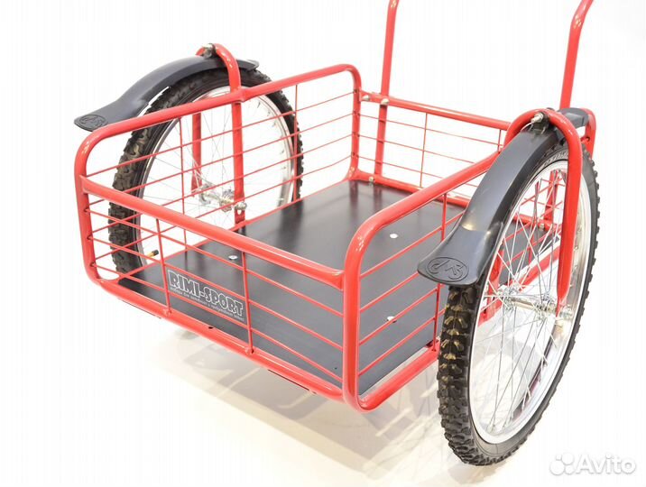 Велосипедный прицеп грузовой Пчелка-3 красный