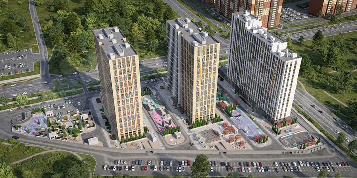 3-к. квартира, 86 м², 1/26 эт.
