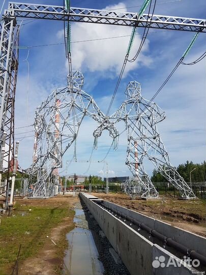 Строительство подстанций, линий электропередач
