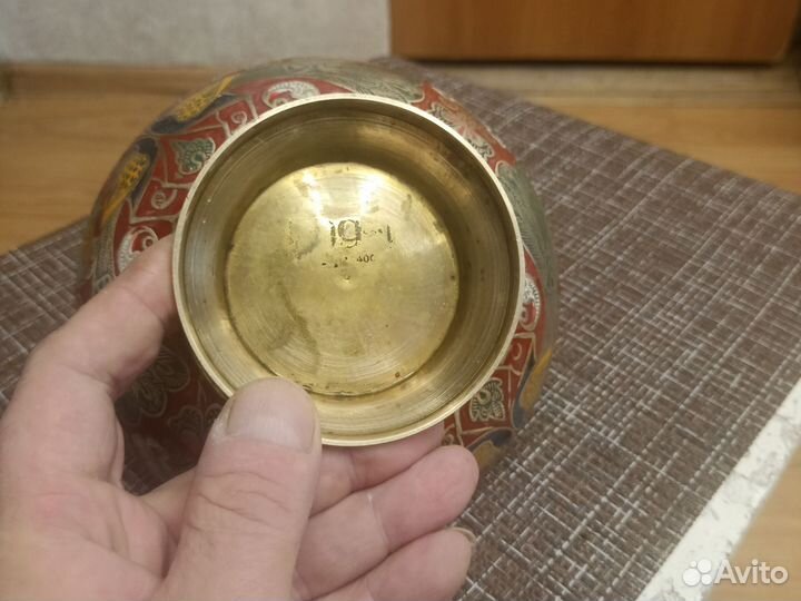 Ваза для конфет, Индия, из латуни