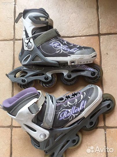 Ролики Rollerblade детские раздвижные 33-36,5 по с
