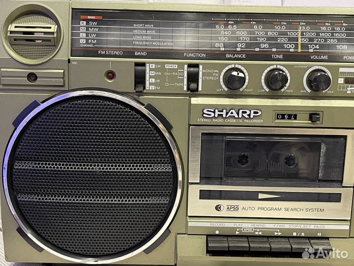 Кассетная магнитола Sharp GF-5757