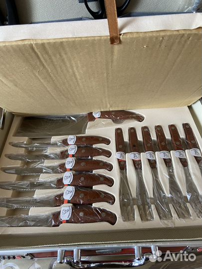 Набор ножей и вилок для барбекю
