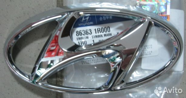 Эмблема решетки радиатора Hyundai Solaris 1 10-14