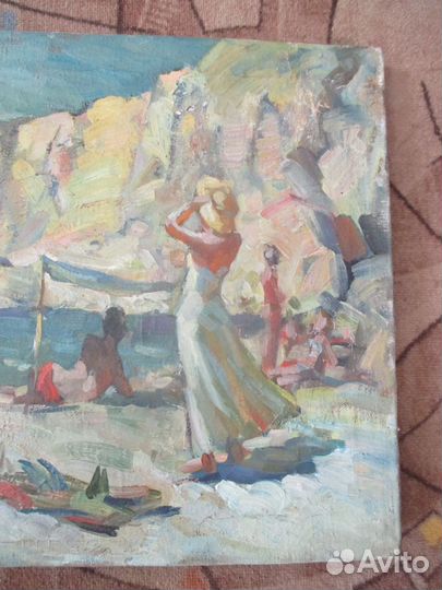 Старая картина маслом