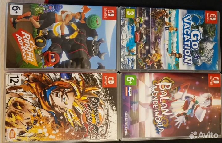 Продам картриджи для Nintendo Switch