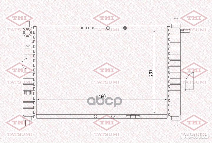 Радиатор охлаждения TGA1081 tatsumi