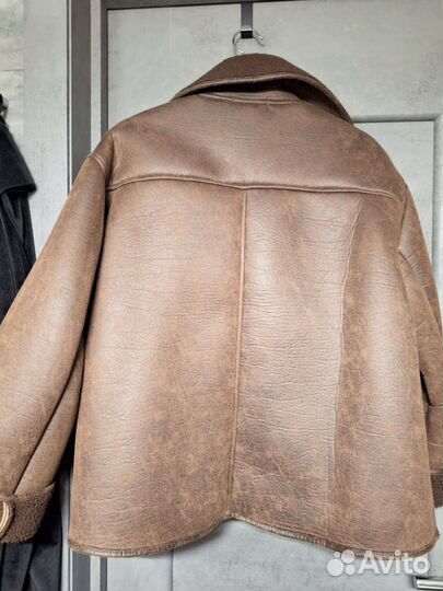 Дубленка, куртка, искусственная дубленка, s