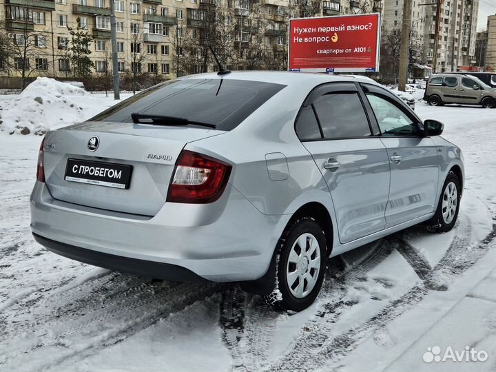 Skoda Rapid 1.6 МТ, 2019, 44 302 км