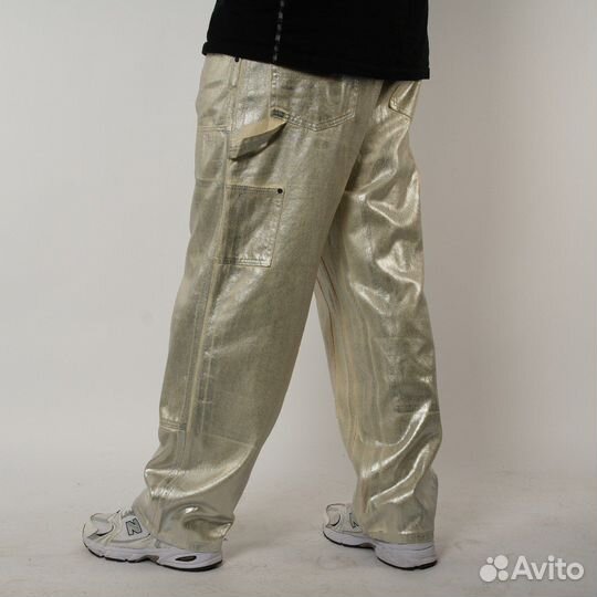 Джинсы Supreme x Maison Margiela White and gold