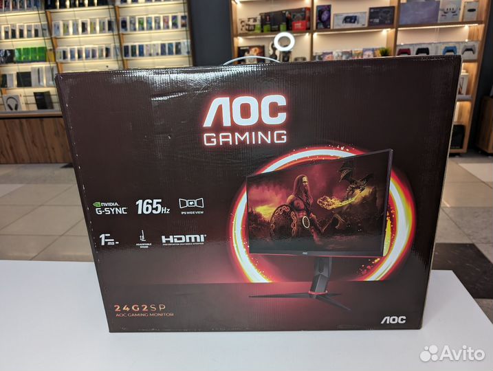 Игровой монитор AOC 24G2SP 165Hz IPS Новый