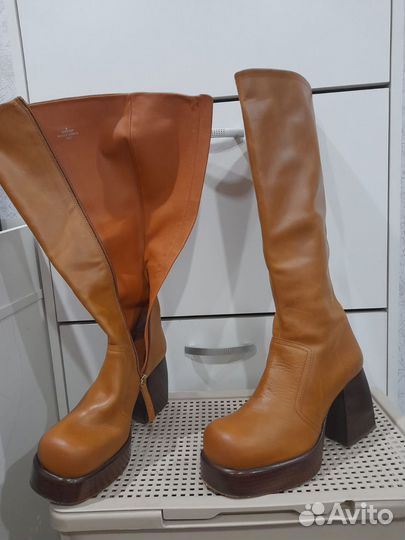 Сапоги женские Испания нат. Кожа