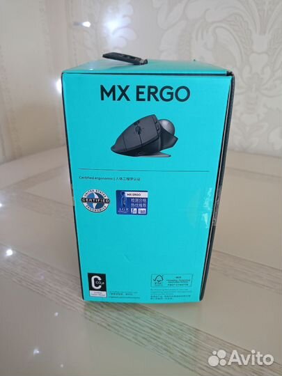 Logitech MX ergo с трекболом мышь