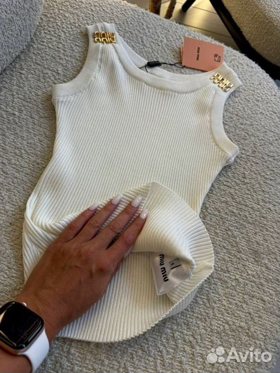 Люксовый топ женский Miu Miu (шикарный)