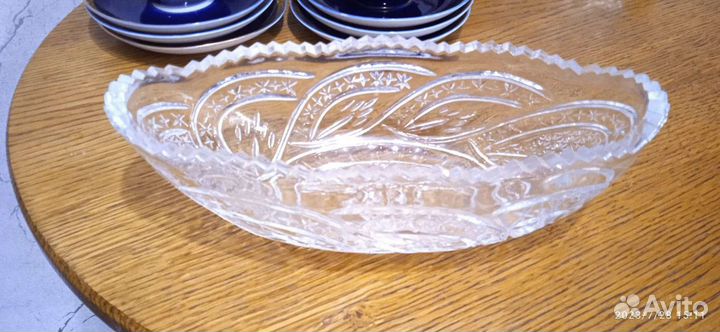 Хрустальная ваза, фужеры, рюмки СССР